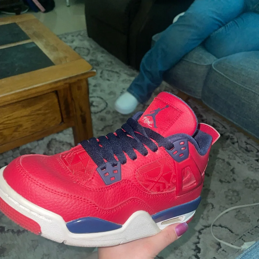 Jordan Kids Sneakers - Red and Blue - Picture 2 of 3